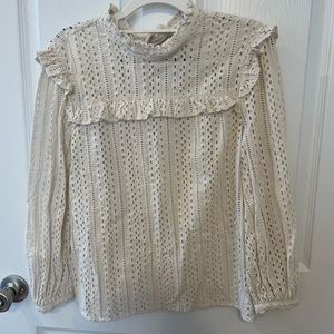 Madewell eyelet blouse